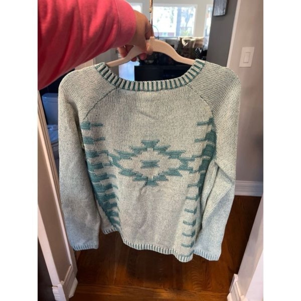 Pendleton Woman's Sweater Blue Medium - image 4